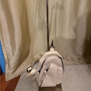 summer & rose Cream Crossbody Mini Backpack